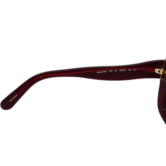 Kate Spade Jakalyn/S CY4 B1 Burgundy 53-20-135mm Sunglasses - GOOD CONDITION - Picture 8 of 13